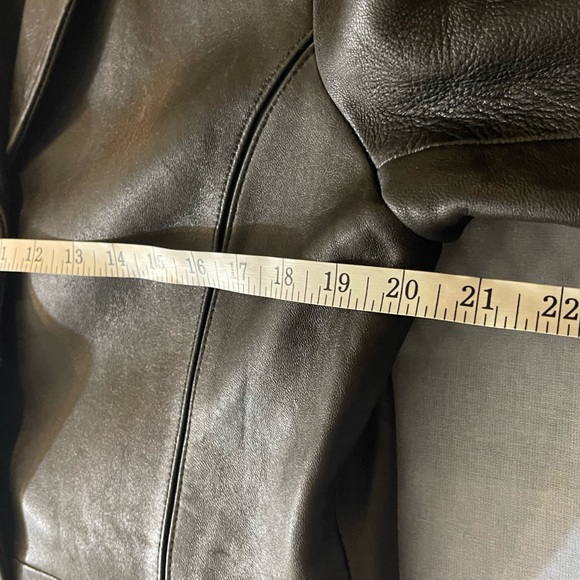 JLC New York Leather Jacket Women Large Black - Picture 5 of 7